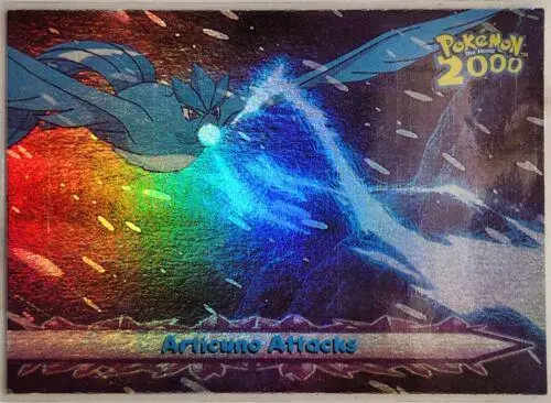 Articuno Attacks [Rainbow Foil] #38 - Pokemon 2000 Topps Movie