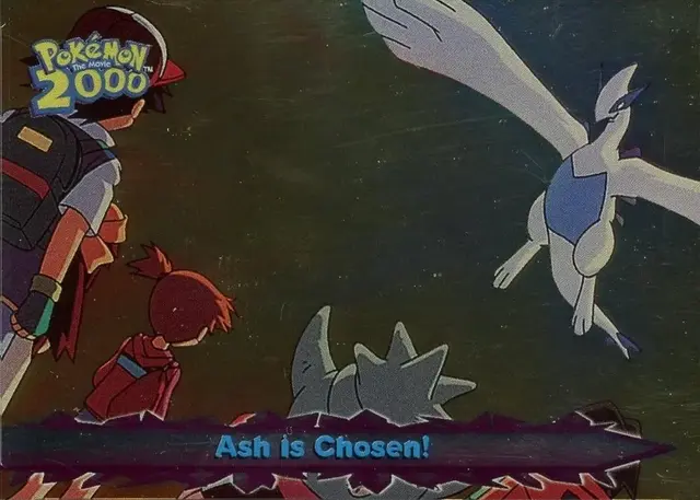Ash Is Chosen [Foil] #46 - Pokemon 2000 Topps Movie