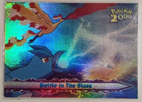 Battle in the Skies [Rainbow Foil] #45 - Pokemon 2000 Topps Movie