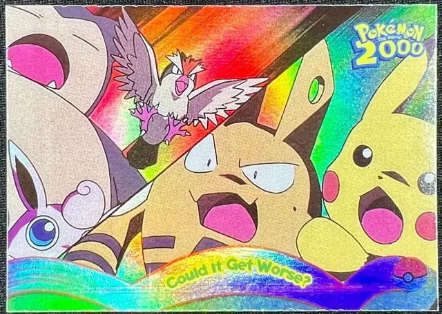 Could It Get Worse [Rainbow Foil] #10 - Pokemon 2000 Topps Movie