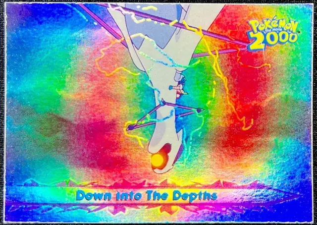 Down Into the Depths [Rainbow Foil] #58 - Pokemon 2000 Topps Movie