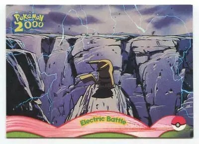 Electric Battle [Foil] #9 - Pokemon 2000 Topps Movie