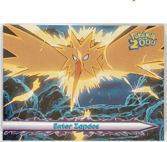 Enter Zapdos [Foil] #33 - Pokemon 2000 Topps Movie