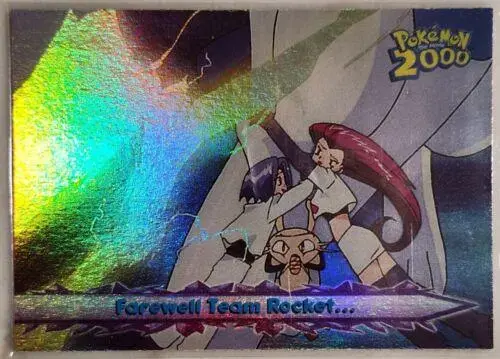 Farewell Team Rocket [Rainbow Foil] #55 - Pokemon 2000 Topps Movie