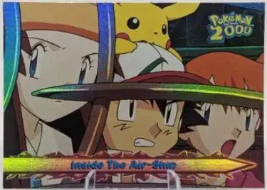 Inside the Air-Ship [Rainbow Foil] #36 - Pokemon 2000 Topps Movie
