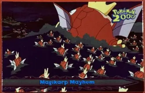 Magikarp Mayhem [Foil] #20 - Pokemon 2000 Topps Movie