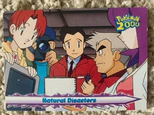 Natural Disasters [Foil] #37 - Pokemon 2000 Topps Movie
