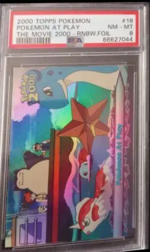 Pokemon At Play [Rainbow Foil] #18 - Pokemon 2000 Topps Movie