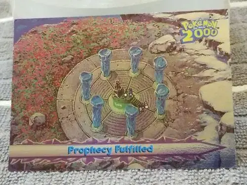Prophecy Fulfilled [Rainbow Foil] #62 - Pokemon 2000 Topps Movie