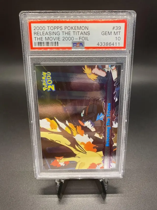 Releasing the Titans [Foil] #39 - Pokemon 2000 Topps Movie