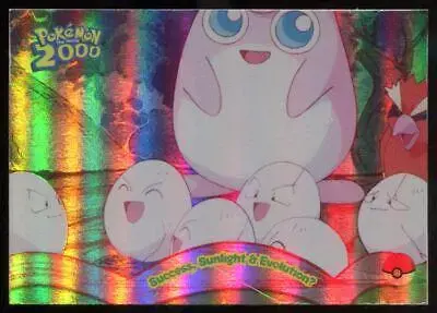 Success, Sunlight & Evolution [Rainbow Foil] #11 - Pokemon 2000 Topps Movie