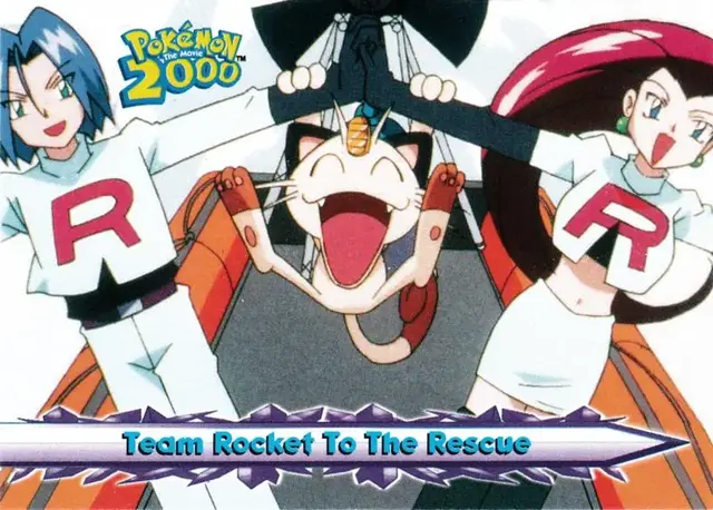 Team Rocket to the Rescue #50 - Pokemon 2000 Topps Movie