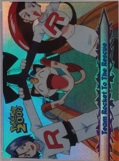 Team Rocket to the Rescue [Rainbow Foil] #50 - Pokemon 2000 Topps Movie