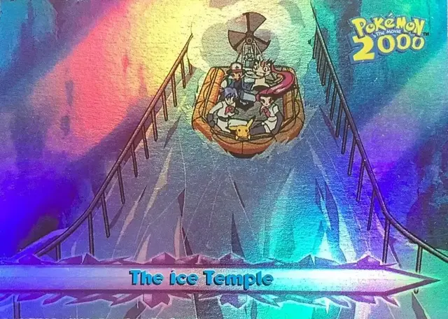 The Ice Temple [Rainbow Foil] #51 - Pokemon 2000 Topps Movie