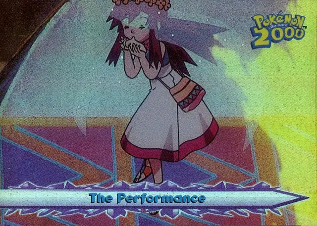 The Performance [Rainbow Foil] #25 - Pokemon 2000 Topps Movie