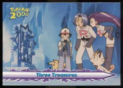 Three Treasures [Foil] #52 - Pokemon 2000 Topps Movie