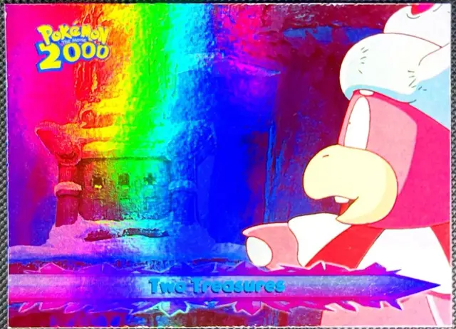 Two Treasures [Rainbow Foil] #43 - Pokemon 2000 Topps Movie