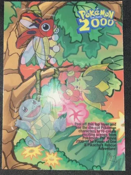 Bellossom #7 - Pokemon 2000 Topps Movie Sticker