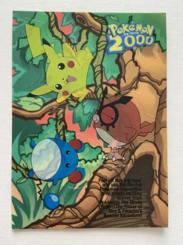 Marill #6 - Pokemon 2000 Topps Movie Sticker