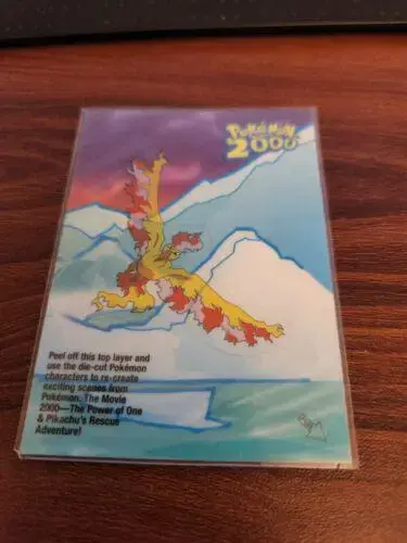 Moltres #5 - Pokemon 2000 Topps Movie Sticker