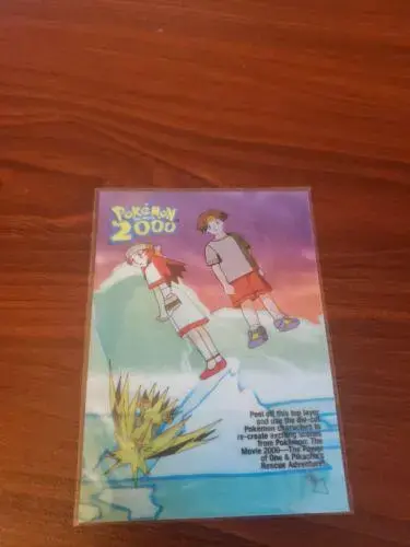 Zapdos #3 - Pokemon 2000 Topps Movie Sticker