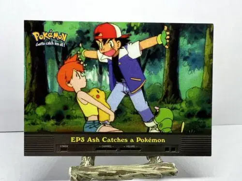 Ash Catches A Pokemon #EP3 - Pokemon 2000 Topps TV