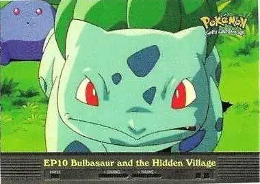 Bulbasaur and the Hidden Village #EP10 - Pokemon 2000 Topps TV