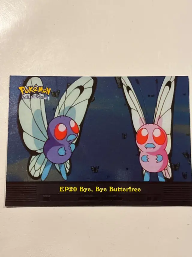 Bye, Bye Butterfree [Foil] #EP20 - Pokemon 2000 Topps TV