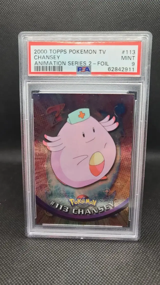 Chansey [Foil] #113 - Pokemon 2000 Topps TV