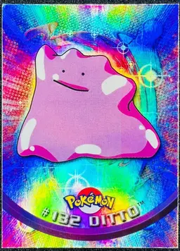 Ditto [Rainbow Foil] #132 - Pokemon 2000 Topps TV