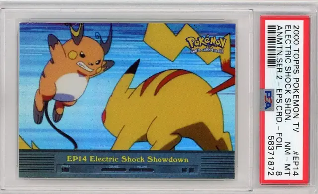Electric Shock Showdown [Rainbow Foil] #EP14 - Pokemon 2000 Topps TV
