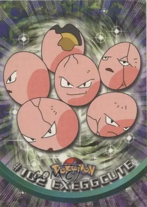 Exeggcute #102 - Pokemon 2000 Topps TV