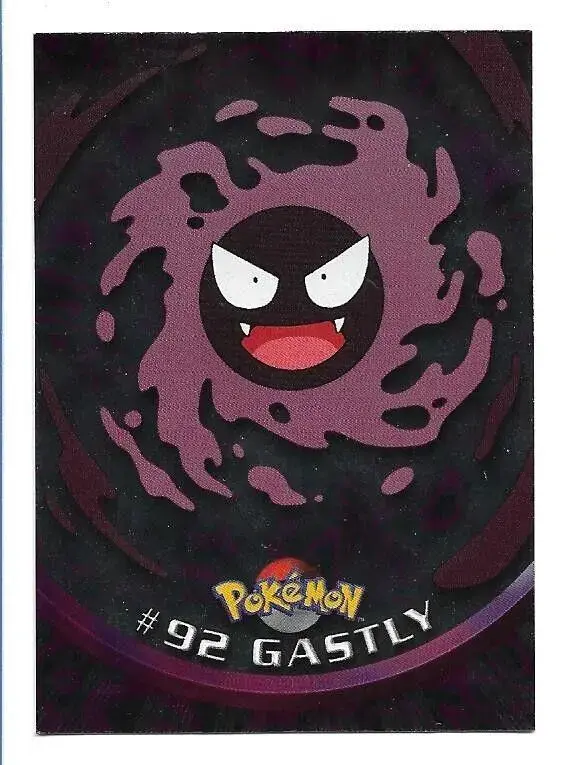 Gastly [Rainbow Foil] #92 - Pokemon 2000 Topps TV