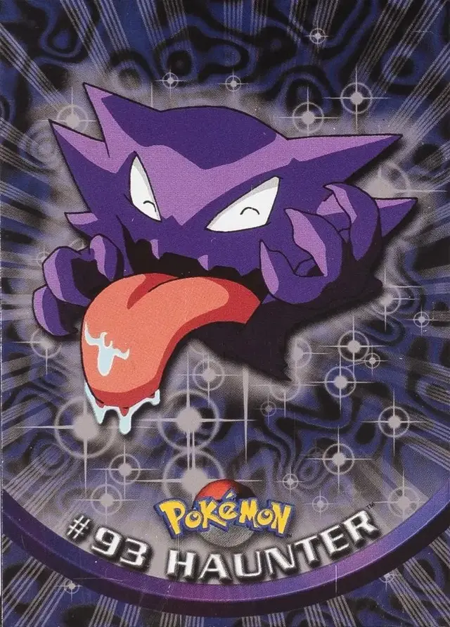 Haunter [Foil] #93 - Pokemon 2000 Topps TV