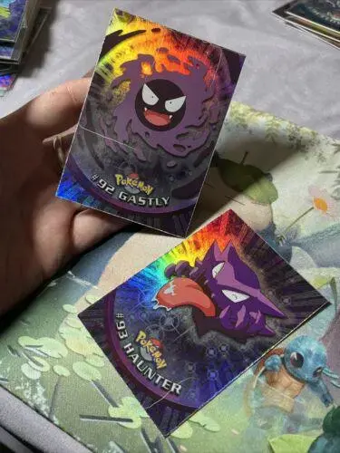 Haunter [Rainbow Foil] #93 - Pokemon 2000 Topps TV