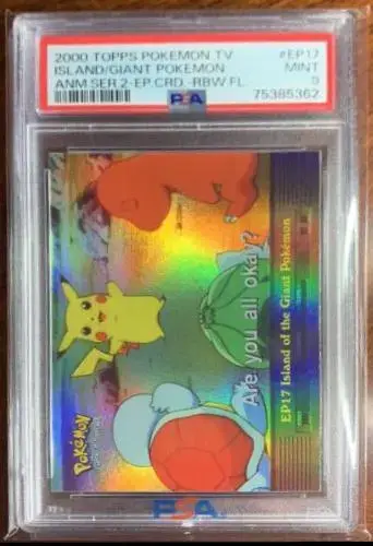 Island of the Giant Pokemon [Rainbow Foil] #EP17 - Pokemon 2000 Topps TV