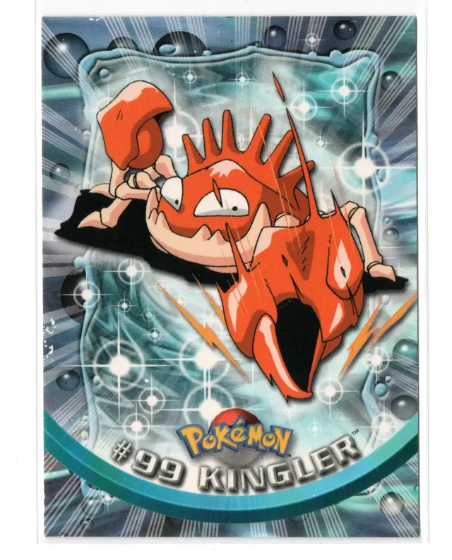 Kingler [Foil] #99 - Pokemon 2000 Topps TV