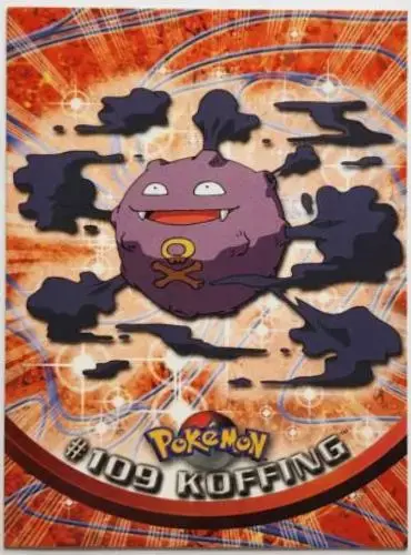 Koffing #109 - Pokemon 2000 Topps TV