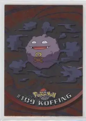 Koffing [Foil] #109 - Pokemon 2000 Topps TV