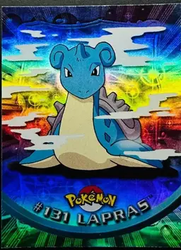 Lapras [Rainbow Foil] #131 - Pokemon 2000 Topps TV