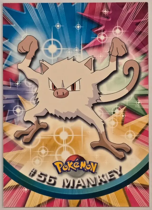 Mankey #56 - Pokemon 2000 Topps TV