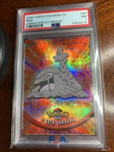 Muk [Rainbow Foil] #89 - Pokemon 2000 Topps TV
