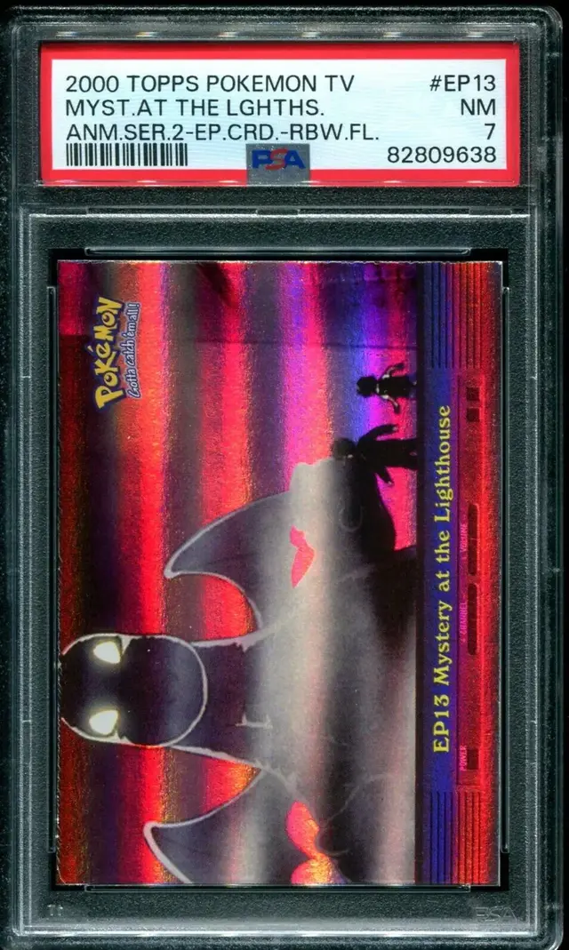 Mystery at the Lighthouse [Rainbow Foil] #EP13 - Pokemon 2000 Topps TV