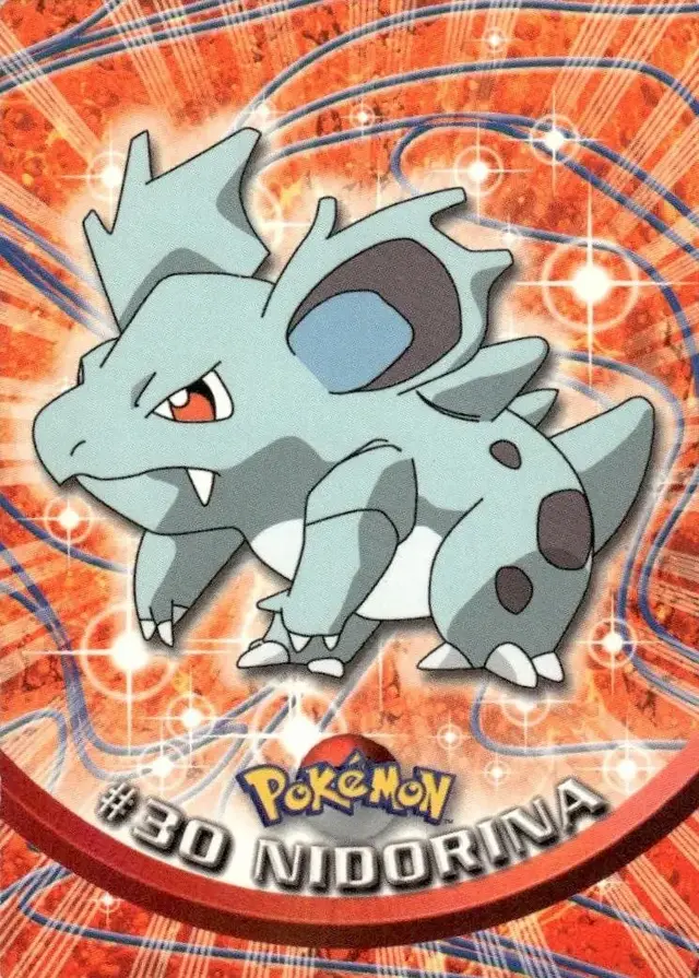 Nidorina #30 - Pokemon 2000 Topps TV