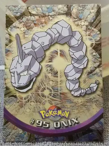 Onix [Foil] #95 - Pokemon 2000 Topps TV