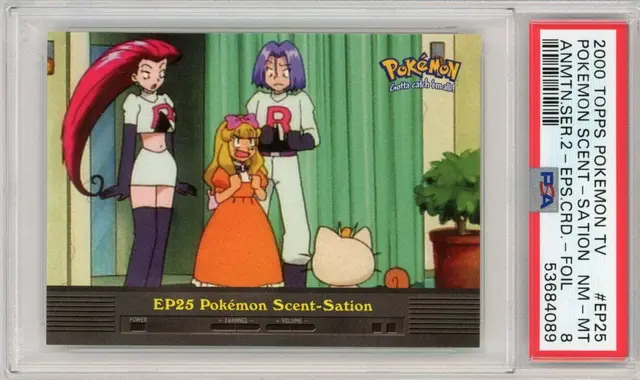 Pokemon Scent-Sation #EP25 - Pokemon 2000 Topps TV