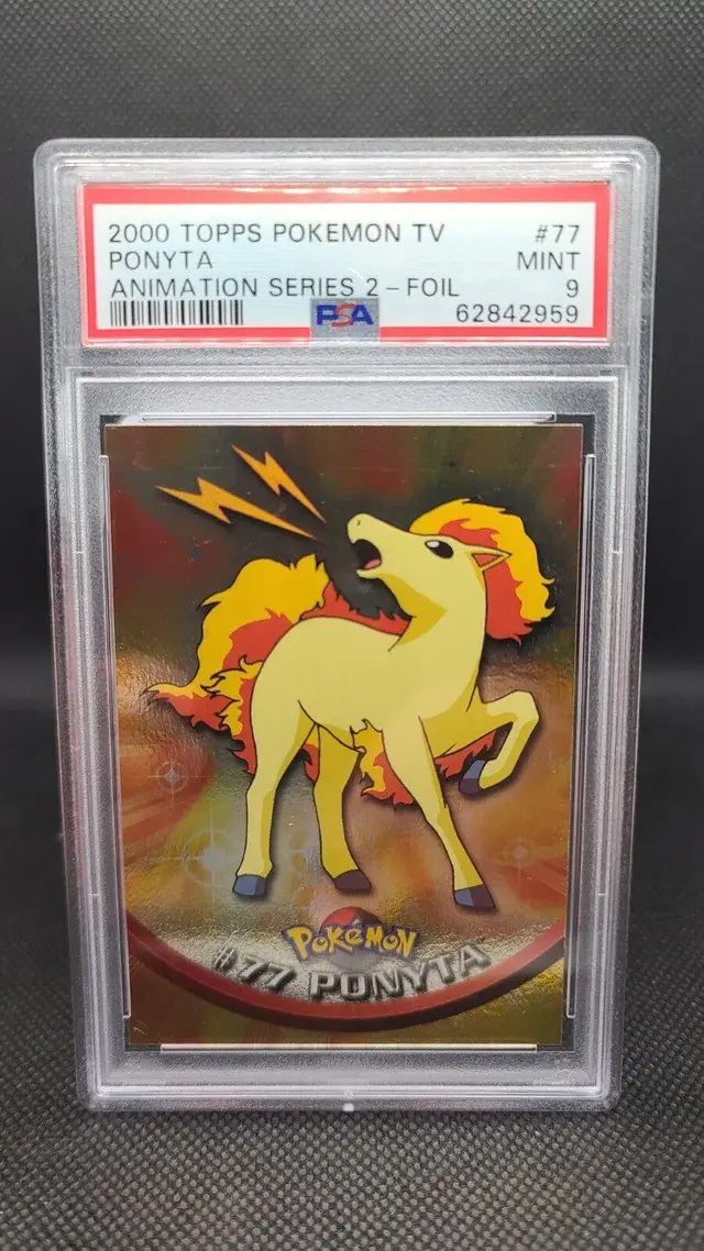 Ponyta [Foil] #77 - Pokemon 2000 Topps TV