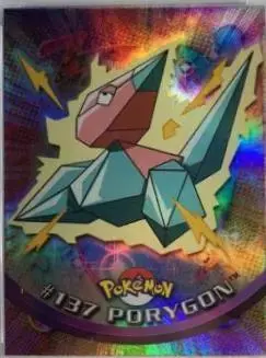 Porygon [Rainbow Foil] #137 - Pokemon 2000 Topps TV