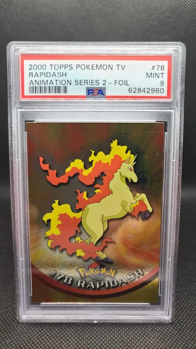 Rapidash [Foil] #78 - Pokemon 2000 Topps TV