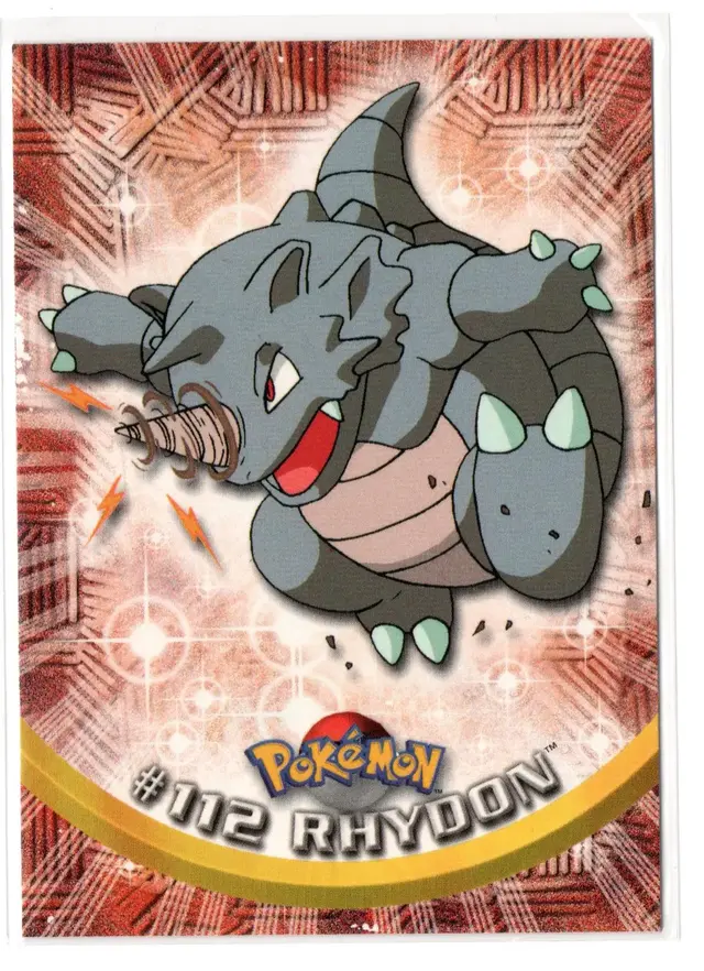 Rhydon #112 - Pokemon 2000 Topps TV